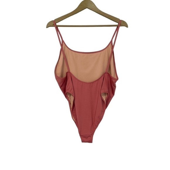 J. Crew Playa Newport Scoopback Blush Pink One Piece Swimsuit Size Large - Picture 2 of 8